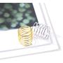 Silvora Sterling Silver Stackable Knuckle Ring, 5MM/10MM/15MM Toe Finger Open Band Ring for Women Men Girls Minimalist Jewelry Personalized Custom Rings Xmas Decorations(Send Gift Box)
