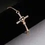 Zuo Bao Baptism Gift Christian Jewelry God is Greater Than The Highs and Lows Crystals Cross Adjustable Link Bracelets Zuo Bao Baptism Gift Christian Jewelry God is Greater Than The Highs and Lows Crystals Cross Adjustable Link Bracelets
