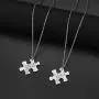 COLORFUL BLING 2PCS Best Friends Necklaces BFF Friendship Matching Puzzle Necklace Long Distance Friendship Gifts for Women Teen Girls COLORFUL BLING 2PCS Best Friends Necklaces BFF Friendship Matching Puzzle Necklace Long Distance Friendship Gifts for Women Teen Girls