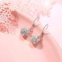 Jilyedoy Ear Ringing Aretes De Plata 925 Jewelry For Women Disco Crystal Ball Earrings 8mm/10mm/12mm With A Gift Box