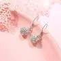 Jilyedoy Ear Ringing Aretes De Plata 925 Jewelry For Women Disco Crystal Ball Earrings 8mm/10mm/12mm With A Gift Box