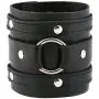 HZMAN Wide Cuff Wrap Gothic Wristband Punk Rock Biker Wide Strap Leather Bracelet