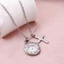 HOLLP Faith Jewelry Real Mustard Seed Bracelets Trust in The Lord Necklace for Christian Inspirational Gift