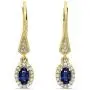 Dazzlingrock Collection 10K Ladies Halo Style Dangling Drop Earrings, Yellow Gold Dazzlingrock Collection 10K Ladies Halo Style Dangling Drop Earrings, Yellow Gold