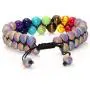 Heavstjer Yoga Chakra Bead Bracelet Double Row Natural Stone Adjustable Rope Bracelet Heavstjer Yoga Chakra Bead Bracelet Double Row Natural Stone Adjustable Rope Bracelet