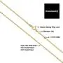Kooljewelry 14k Yellow Gold Singapore Chain Necklace (0.7 mm, 1 mm, 1.4 mm, 1.7 mm)