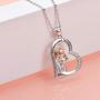 Distance Horse Pendant Necklace for Women Girls 925 Sterling Silver Girls with Horse Gifts for Birthday Christmas