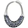 Bocar Long Statement Vintage 5 Layer Stone Acrylic Beads Necklace Women Bocar Long Statement Vintage 5 Layer Stone Acrylic Beads Necklace Women