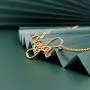 YSAHan Personalized Name Necklace Customized Initial Nameplate Pendant 18K Gold Plated Jewelry Birthday for Women Girls YSAHan Personalized Name Necklace Customized Initial Nameplate Pendant 18K Gold Plated Jewelry Birthday for Women Girls