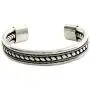 NOVICA .925 Sterling Silver Twist Motif Cuff Bracelet, 6.0'', Strength of Celuk NOVICA .925 Sterling Silver Twist Motif Cuff Bracelet, 6.0'', Strength of Celuk