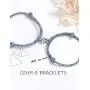 FUTTMI Couple Bracelets -Mutual Attraction Rope Braided Couple Bracelets for Women Men Magnetic Charm Bracelets Handmade Adjustable Vows of Eternal Bracelets Gift Jewelry FUTTMI Couple Bracelets -Mutual Attraction Rope Braided Couple Bracelets for Women Men Magnetic Charm Bracelets Handmade Adjustable Vows of Eternal Bracelets Gift Jewelry