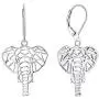 JO WISDOM Elephant Earrings,925 Sterling Silver Animal Leverback Dangle & Drop Earrings,Jewelry for Women JO WISDOM Elephant Earrings,925 Sterling Silver Animal Leverback Dangle & Drop Earrings,Jewelry for Women