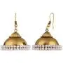 Efulgenz Fashion Jewelry Silver Plated CZ Stylish Fancy Party Wear Hangings Hoop Earrings Earrings for Girls & Women Gift for Her