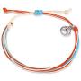 Minagoo Bohemian Wave Bracelet Set for Women Wax Coated Braided Rope Beach Jewelry