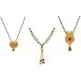 Efulgenz Indian Bollywood Traditional Gold Plated Ruby Emerald/Color CZ Stone Mangalsutra Pendant Necklace Jewelry with Chain for Women Efulgenz Indian Bollywood Traditional Gold Plated Ruby Emerald/Color CZ Stone Mangalsutra Pendant Necklace Jewelry with Chain for Women