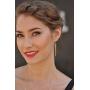 Minimal Long Circle Bar Earrings 18k Gold Plated Drop Line Dangle Geometric jewelry for Women Girls