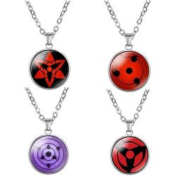 I3C Naruto Necklace, Japanese Animation Naruto Cosplay Pendant Necklace for Anime-Fans Women Teen Girls