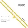LIFETIME JEWELRY 3.5mm Franco Chain Necklace for Women Men 24k Real Gold Plated LIFETIME JEWELRY 3.5mm Franco Chain Necklace for Women Men 24k Real Gold Plated