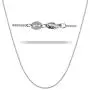 LOLIAS 2 Pcs Stainless Steel 1mm Round Snake Chain Box Chain Necklace Super Thin & Strong,16-30 Inch