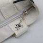 BAUNA MA Medical Assistant Gift MA Caduceus Clip-on Charm Zipper Pull Charm with Lobster Clasp Funny Gift for Medical Assistant MA Student