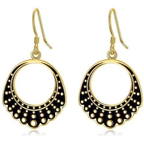 WINNICACA S925 Sterling Silver Dissent Collar Earrings RBG Gifts for Fans of Ruth Bader Ginsburg