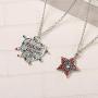 Botrinal 2PCS Stranger Things Necklaces Movie Fan Horror Show Inspired Christmas Halloween Cosplay Necklace Jewelry for Girls Accessories