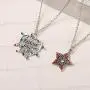 Botrinal 2PCS Stranger Things Necklaces Movie Fan Horror Show Inspired Christmas Halloween Cosplay Necklace Jewelry for Girls Accessories