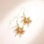 EVER FAITH Womens Austrian Crystal Winter Party Snowflake Pierced Hook Dangle Earrings EVER FAITH Womens Austrian Crystal Winter Party Snowflake Pierced Hook Dangle Earrings