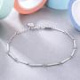 Billie Bijoux Women Bracelet 925 Sterling Silver Simple Elegant Chain Bracelet Jewelry Gift for Women Girls