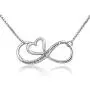 CharmSStory Infinity Mother Daughter Forever Love Sterling Silver Heart Necklace Pendant for Mom …