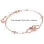 BlingGem Bracelets for Women 925 Sterling Silver Dainty Religious Cross Faith Infinity Heart Love Symbol Sideways Cross God Blessed Bracelet Confirmation Mothers Gift for Mom Women