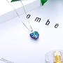 TOUPOP Cross Necklace s925 Sterling Silver Heart Pendant Necklace with Heart Crystal Jewelry Gifts for Mom Wife Women Teen Girls Birthday Mother’s day