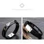 TEMICO Mens Leather Cuff Bracelet Black Brown Multilayer Braided Rope Guitar Treble Clef Music Note Jewelry Bangle Adjustable TEMICO Mens Leather Cuff Bracelet Black Brown Multilayer Braided Rope Guitar Treble Clef Music Note Jewelry Bangle Adjustable