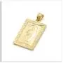 Xusamss Punk Jewelry Plated 18K Gold Tiger Dog Tag Pendant Necklace,22inches Box Chain Xusamss Punk Jewelry Plated 18K Gold Tiger Dog Tag Pendant Necklace,22inches Box Chain