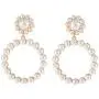 Circle Pearl Hoop Earrings Dangle for Women Big Small White Pearl Round Circle Dangle Earrings Statement Teen Girls Jewelry Gift Circle Pearl Hoop Earrings Dangle for Women Big Small White Pearl Round Circle Dangle Earrings Statement Teen Girls Jewelry Gift