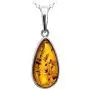 Ian and Valeri Co. Amber Sterling Silver Classic Pendant Necklace Chain 18 Inches Ian and Valeri Co. Amber Sterling Silver Classic Pendant Necklace Chain 18 Inches