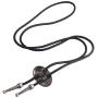 COOLLA Bolo tie- Handmade Western Cowboy Black Vintage Cicada Pendant for Women,Men
