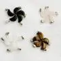 MIGLUFA 6Pcs Natural Stone Pendant Necklace Healing Point Reiki Gemstone Crystal Jewelry Making for Women