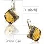 Leverback Dangle Earrings,UHIBROS Stainless Steel Cubic Zirconia Round Drop Earrings Leverback Dangle Earrings,UHIBROS Stainless Steel Cubic Zirconia Round Drop Earrings