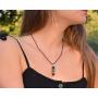 Ayana Wellness Chakra Pendant Necklace - Stone & Crystal Jewelry for Women and Men | Authentic Rainbow Gemstone Pendulum for Spiritual Dowsing, Energy Healing, Reiki, Yoga, Meditation, Divination
