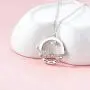 HOTIE You Are My World Pendant Necklace 925 Sterling Silver Planet Star Necklace with Sparkling Cubic Zirconia Mother Daughter Necklace, Jewelry for Women Girls Wife
