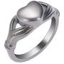 zeqingjw Cremation Jewelry for Ashes Heart Memorial Urn Jewelry Human Pets Ashes Holder Keepsake Urn Ring for Women Size 6/7/8/9/10
