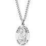 Rosemarie Collections Religious Saint Medal Pendant Necklace 24''