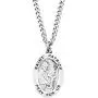Rosemarie Collections Religious Saint Medal Pendant Necklace 24'' Rosemarie Collections Religious Saint Medal Pendant Necklace 24''