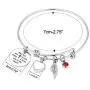 Dletay Cremation Bracelet for Ashes Stainless Steel Urn Bracelet with Heart Charm Ashes Holder Memorial Urn Bangle for Ashes Dletay Cremation Bracelet for Ashes Stainless Steel Urn Bracelet with Heart Charm Ashes Holder Memorial Urn Bangle for Ashes