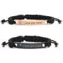 Jovivi Personalized Custom 2pcs Matching Couple Bracelets for Him and Her Handmade Braided Rope Stainless Steel Link ID Relationship His and Her Bracelets Gifts for Men Women Couples Lover Jovivi Personalized Custom 2pcs Matching Couple Bracelets for Him and Her Handmade Braided Rope Stainless Steel Link ID Relationship His and Her Bracelets Gifts for Men Women Couples Lover