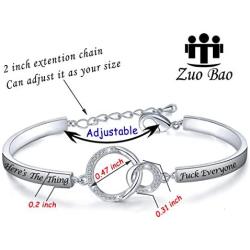 Zuo Bao Inspirational Gift My Favorite Murder Jewelry SSDGM Heres The Thing Fuck Everyone Bracelet