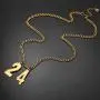 U7 Jewelry Boys Jersey Number Necklace|18K Gold Plated Stainless Steel 0-9 Lucky Number Charm Pendant - Baseball Basketball Football Sport Fan Gift for Men Women, Chain 22-24 Inch,Gift Packed U7 Jewelry Boys Jersey Number Necklace|18K Gold Plated Stainless Steel 0-9 Lucky Number Charm Pendant - Baseball Basketball Football Sport Fan Gift for Men Women, Chain 22-24 Inch,Gift Packed