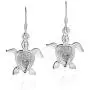 Love Life Sea Turtle Heart Malachite .925 Sterling Silver Dangle Earrings Love Life Sea Turtle Heart Malachite .925 Sterling Silver Dangle Earrings
