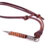 Vintage Arrow Pendant Necklace Real Cowhide Leather Rope Chain Personality Necklace Trendy Jewelry for Men